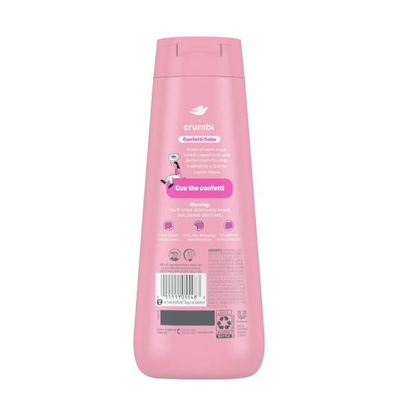 Dove Crumbl Moisturizing Liquid Body Wash Confetti Cake, 20 oz - Picture 3 of 6